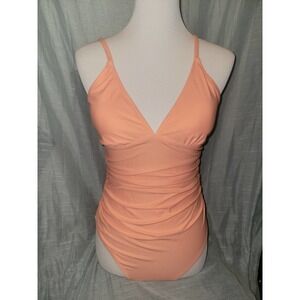 NWT Peach one piece Swimsuit large